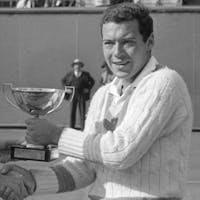 Nicola Pietrangeli Ian Vermaak Roland-Garros 1959.