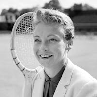 Darlene Hard Roland-Garros champ 1960.