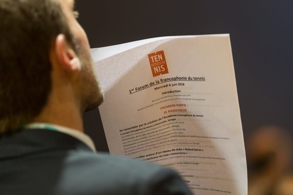 Premier Forum de la Francophonie du Tennis Roland-Garros 2019