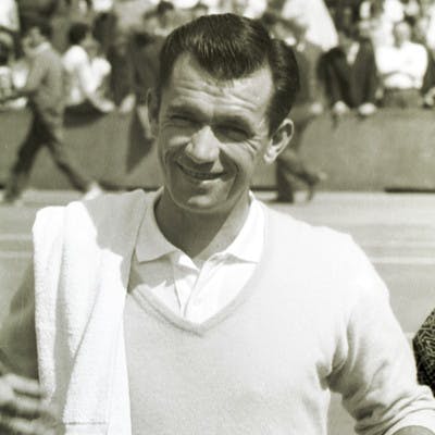 Mervyn Rose Roland-Garros 1958.