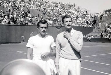 Frank Parker Roland-Garros 1949 French Open Paris.