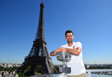Novak Djokovic / Trophée Roland-Garros 2021