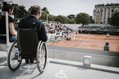 Personne à mobilité réduite / Roland-Garros 