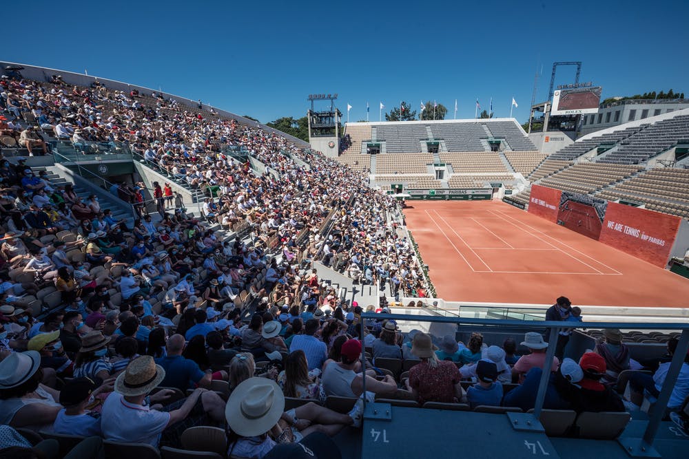 Ecran géant court Suzanne-Lenglen / Roland-Garros 2019