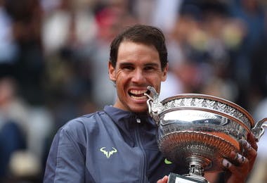Rafael Nadal 2019 Roland-Garros trophy past tournaments page