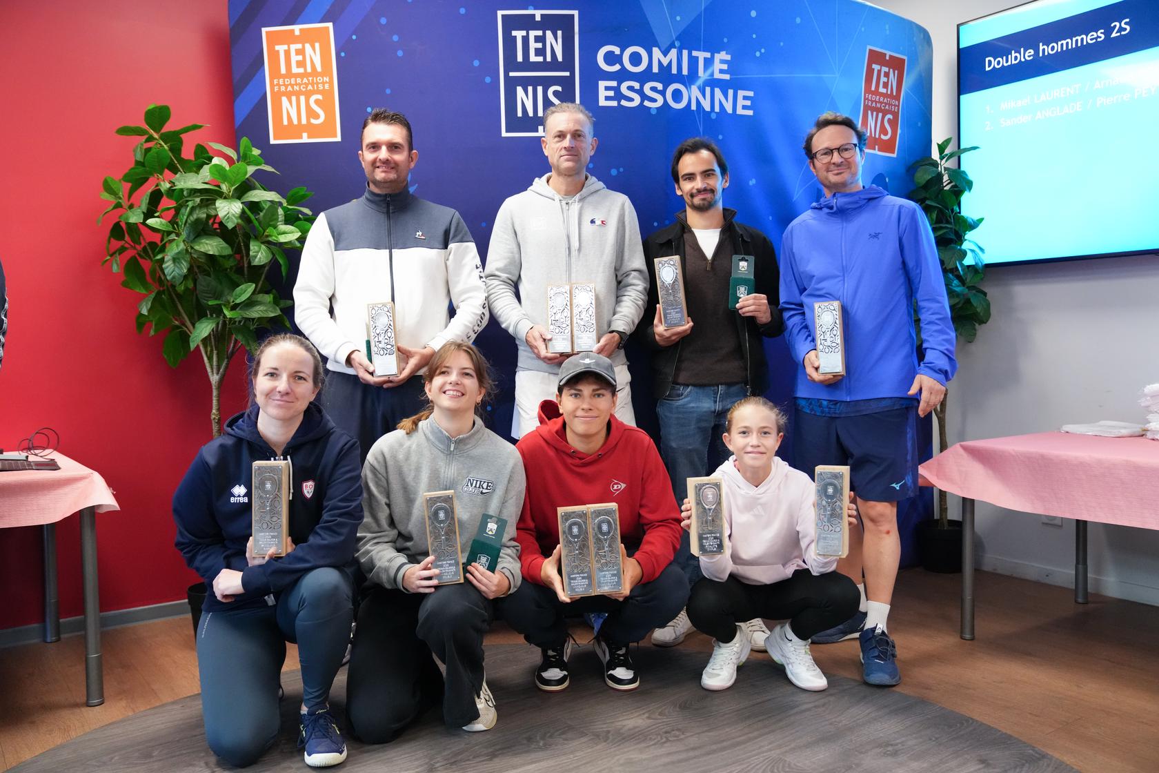 Mikael Laurent and Emy Martins Win French Deaf Tennis Masters