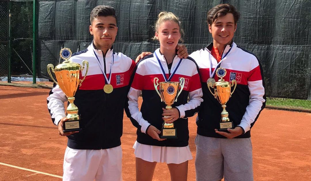 Championnats d&#039;Europe juniors : une pluie de médailles ! | Fédération française de tennis