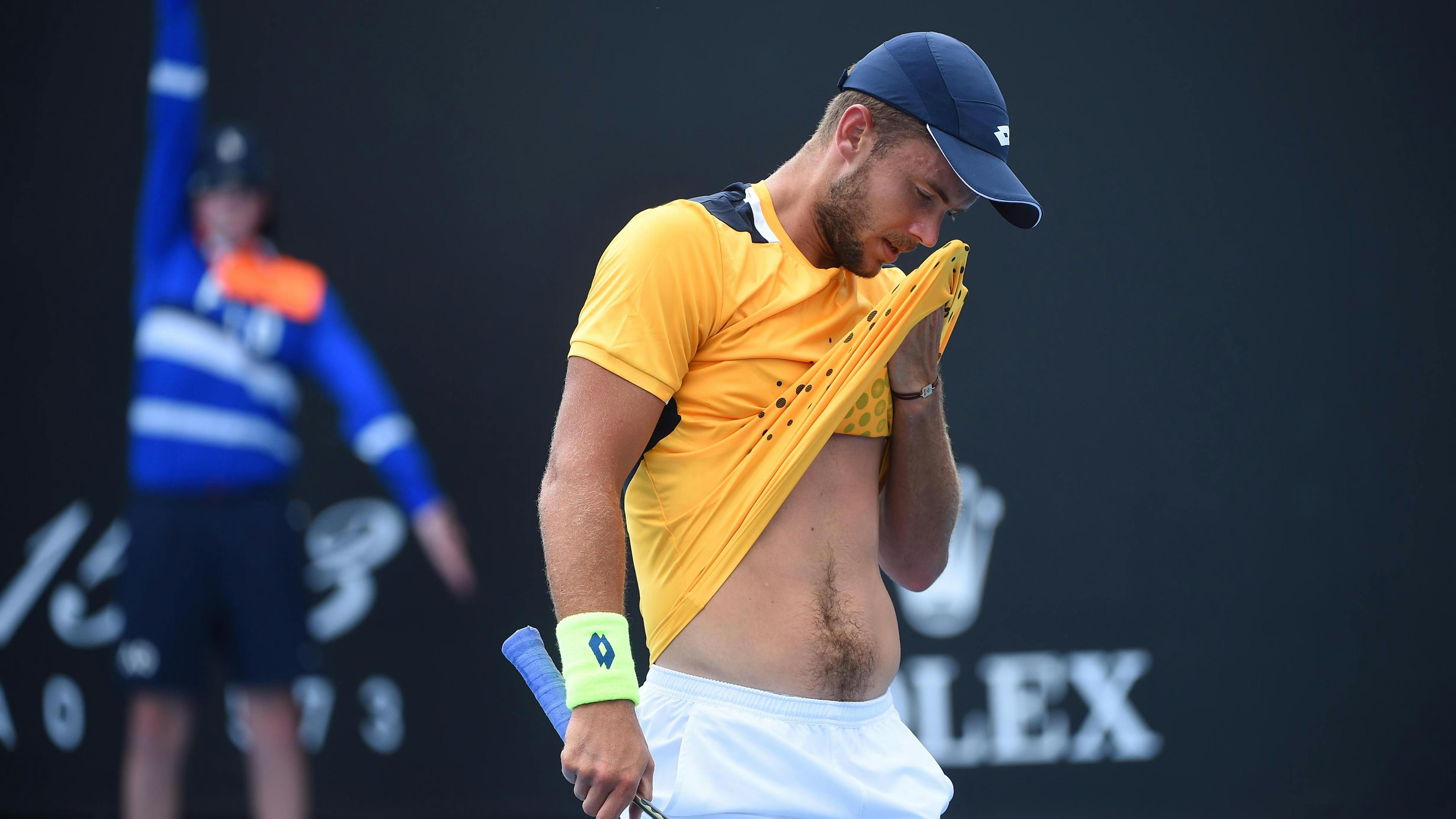 Enzo Couacaud devra patienter pour pouvoir disputer pour la première fois le grand tableau en Australie.