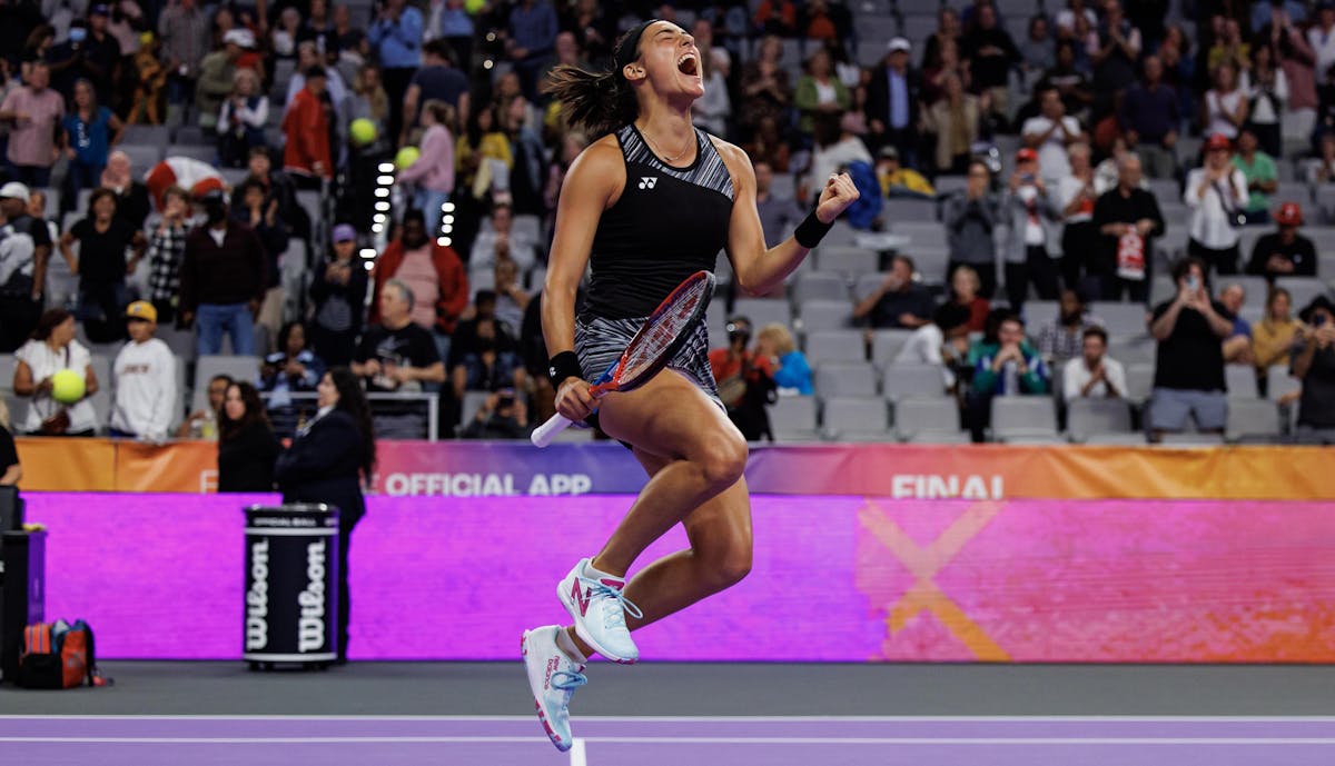 Caroline Garcia remporte son premier match au Masters | Fédération française de tennis