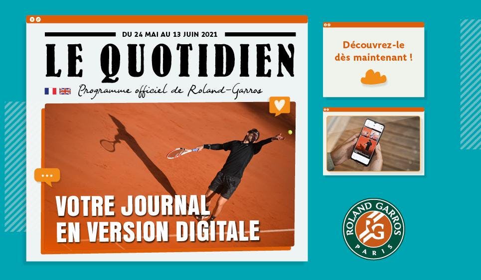 Retrouvez le Quotidien du lundi 24 mai 2021 ! | Fédération française de tennis