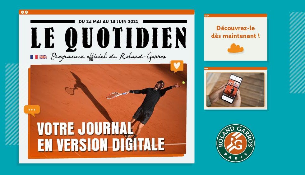 Retrouvez le Quotidien du mardi 25 mai 2021 | Fédération française de tennis