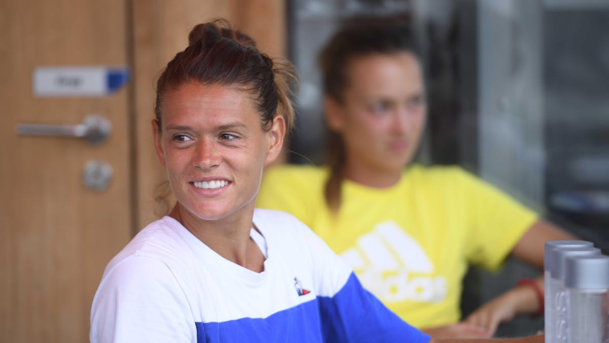 Chloé Paquet, tout sourire après sa victoire du jour.