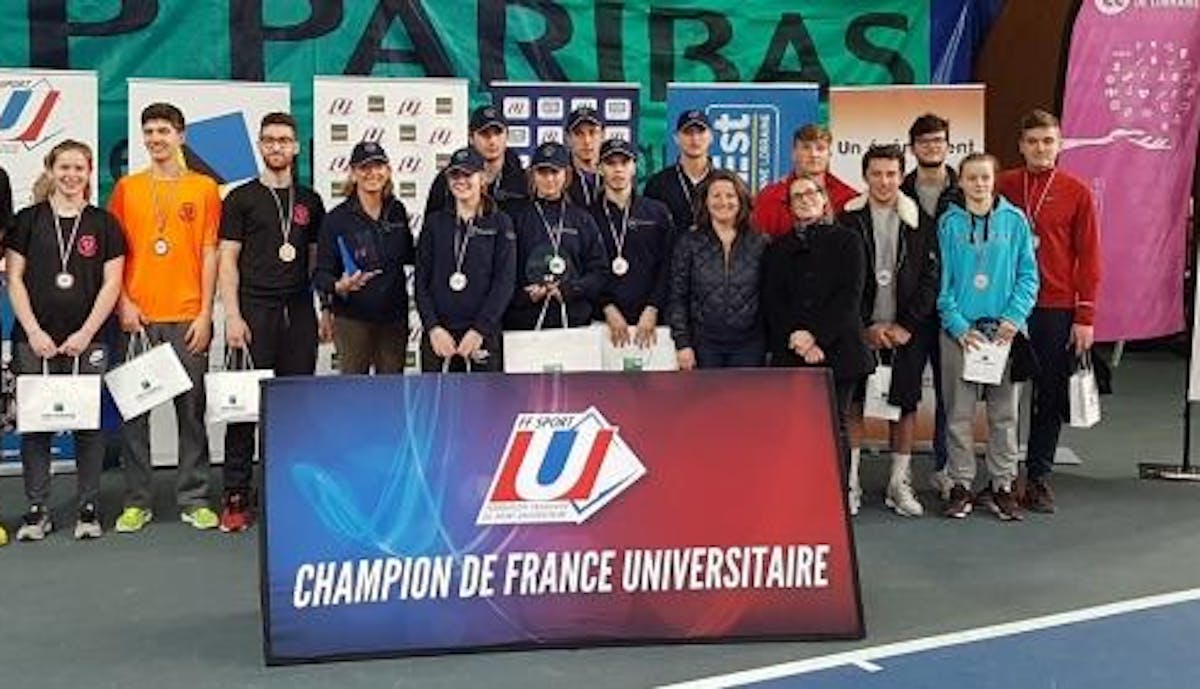 Tennis Universitaire : Grenoble, Bordeaux et Paris champions de France | Fédération française de tennis