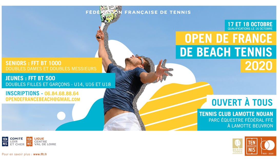 L'Open de France de Beach Tennis en octobre | Fédération française de tennis