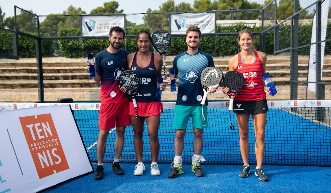 Championnats de France de padel : Bergeron/Tison et Collombon/Godallier titrés ! | Fédération française de tennis