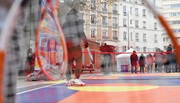 Un terrain d'Urban tennis inauguré dans le XVIIIe arrondissement | Fédération française de tennis