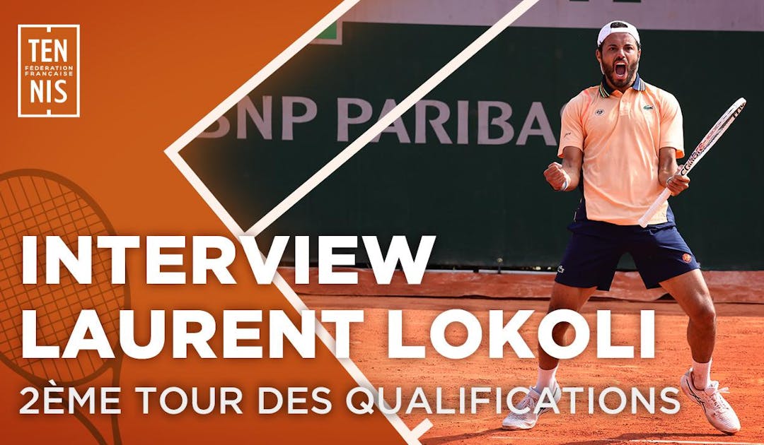La réaction de Laurent Lokoli après sa victoire "au combat" | Fédération française de tennis