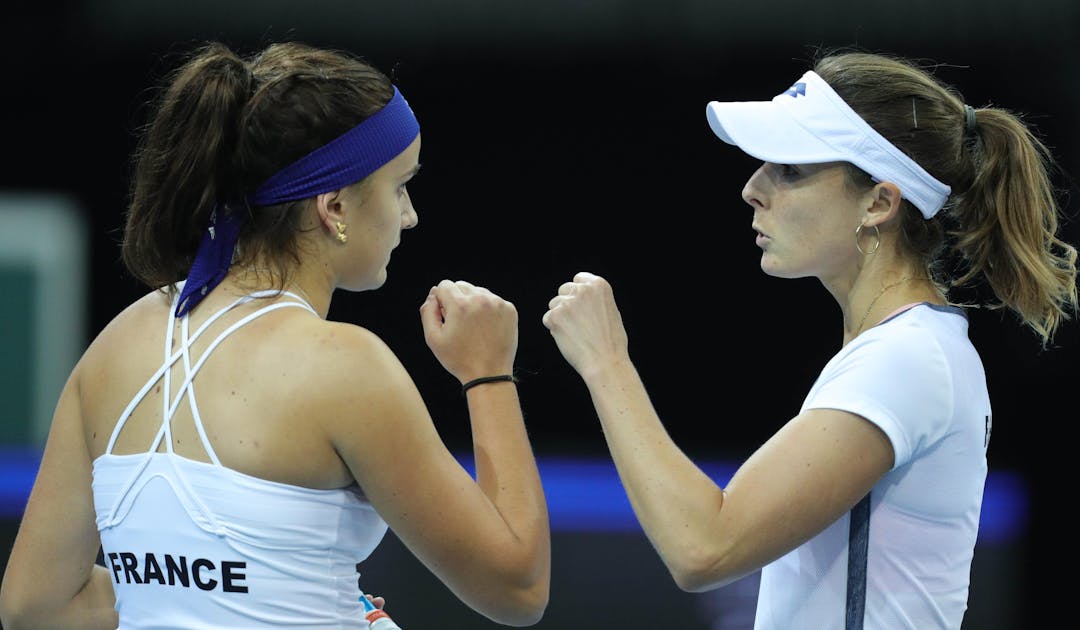 Les Bleues battues au double décisif | Fédération française de tennis