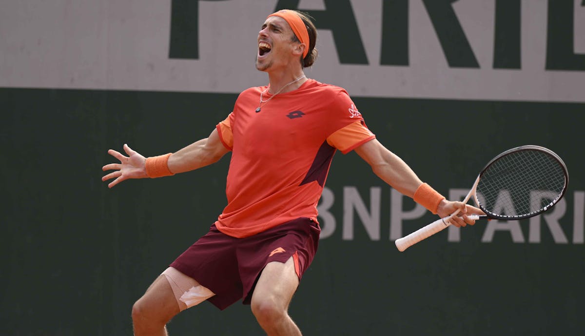 La réaction de Blancaneaux après sa victoire au 1er tour des "qualifs" | Fédération française de tennis