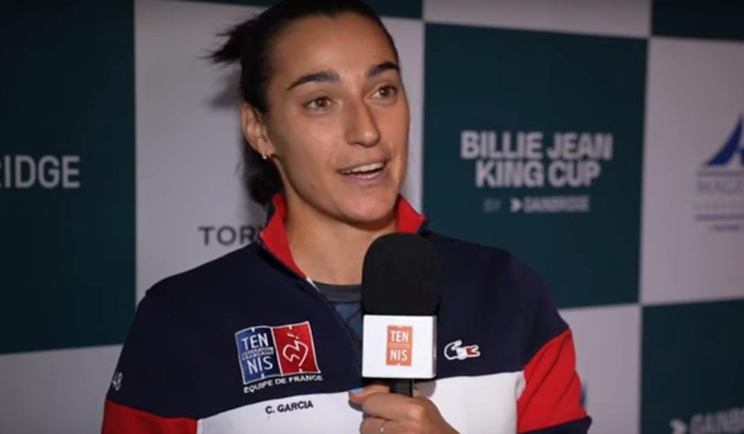 Caroline Garcia : "Super contente pour l'équipe" | Fédération française de tennis