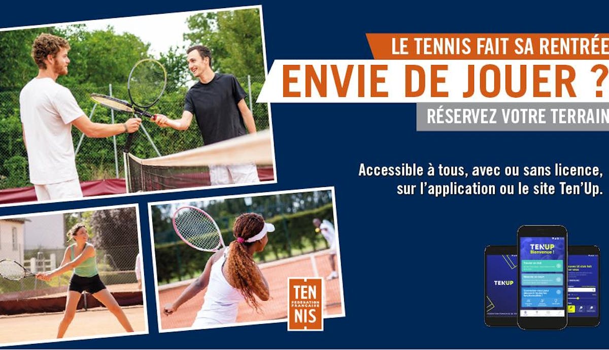 Location horaire : réservez votre terrain via Ten'up ! | Fédération française de tennis