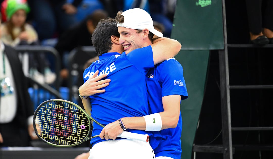 Les réactions de Grosjean et de Humbert après la qualification | Fédération française de tennis