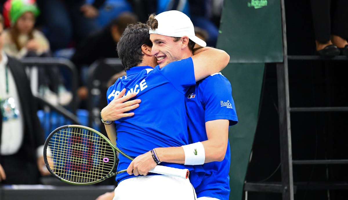 Les réactions de Grosjean et de Humbert après la qualification | Fédération française de tennis