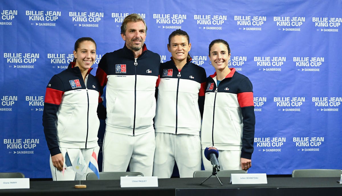 L'équipe de France découvre le Chaudron du Portel | Fédération française de tennis