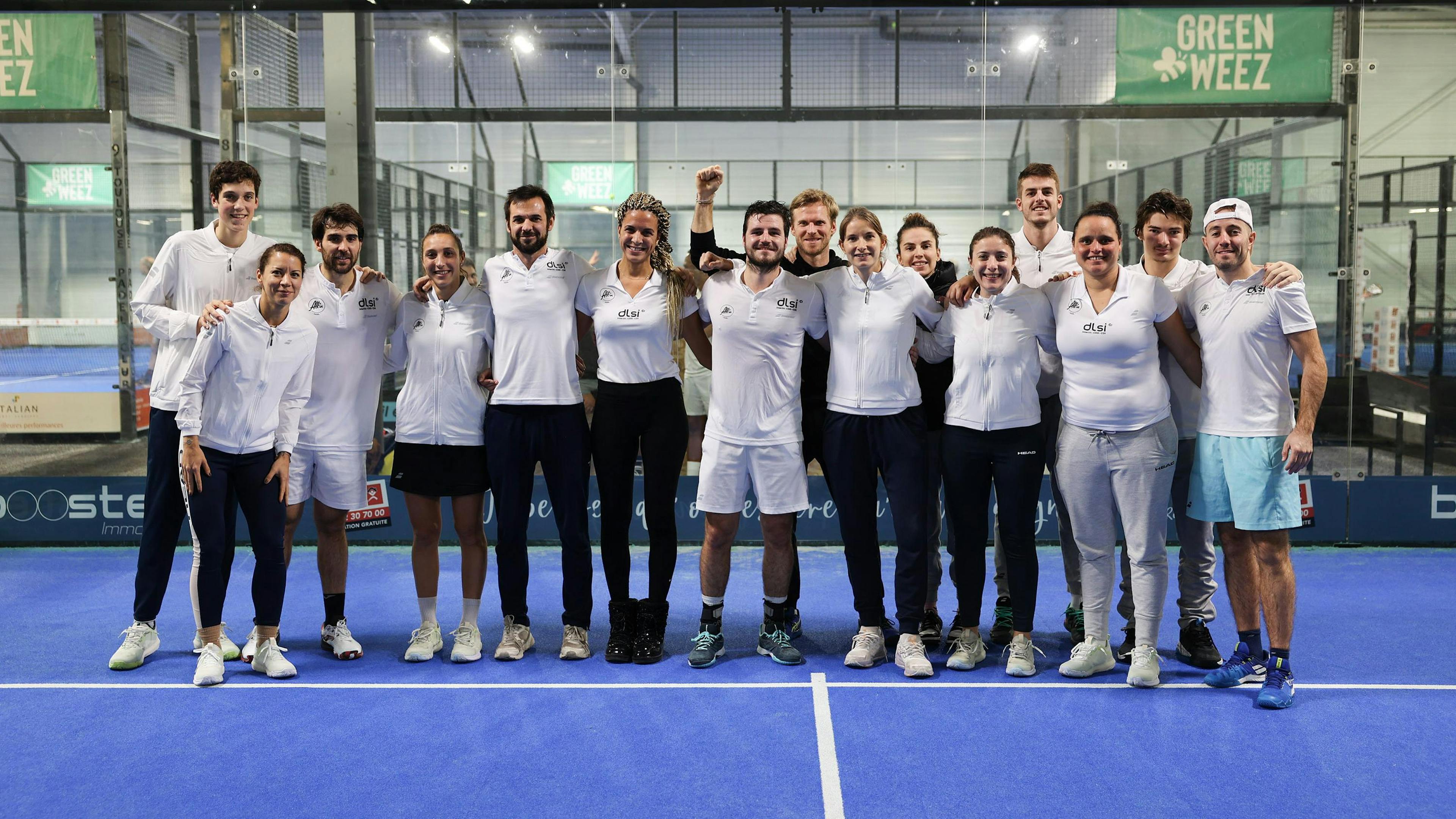 La All In Padel, qualifiée pour les finales féminine et masculine.