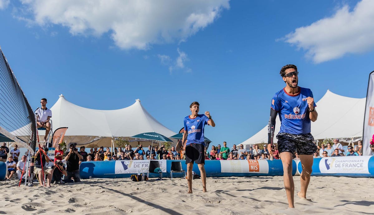 Championnats de France de beach tennis : Gianotti/Irigaray et Jamais/Mannarino sacrés pour La Réunion. | Fédération française de tennis