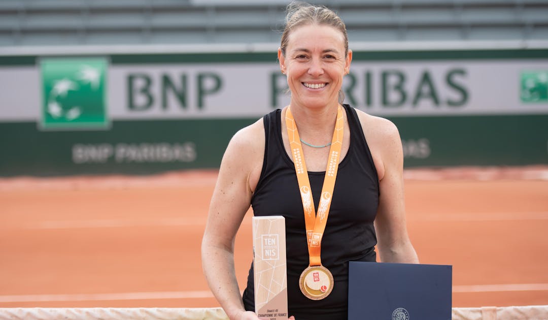 45 ans dames : Maisonnave s'offre une jolie première | Fédération française de tennis