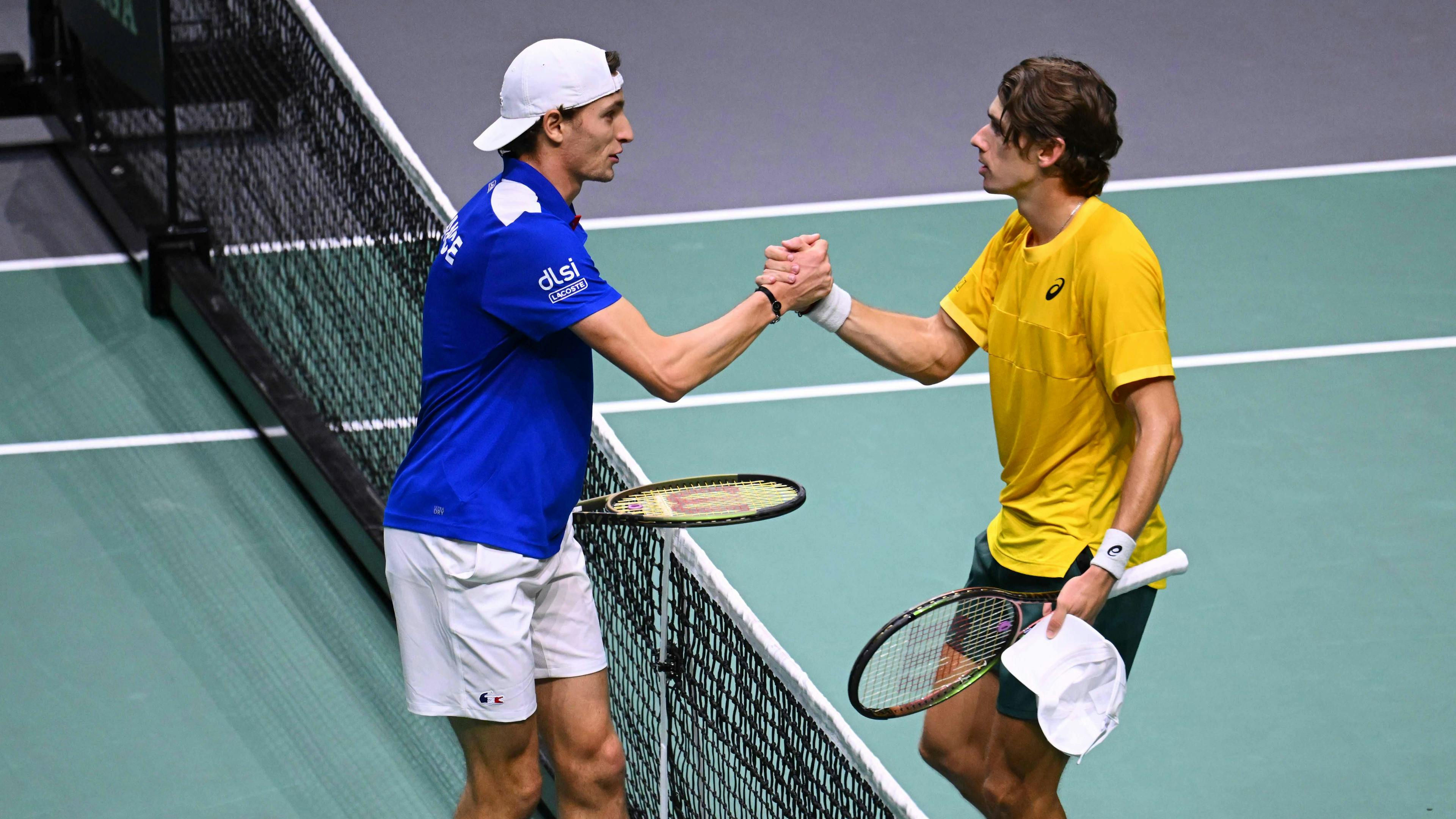 Alex De Minaur était le plus fort, Ugo Humbert concède sa première défaite en Coupe Davis.