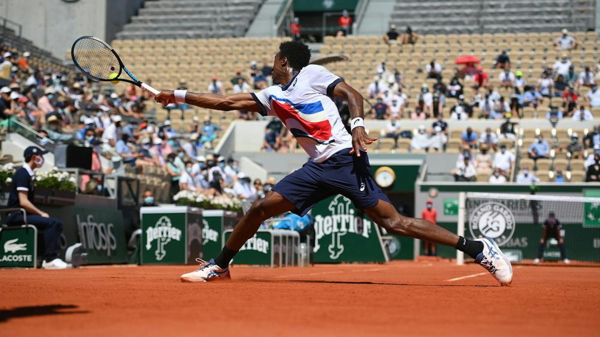 Gaël Monfils va retrouve le court Suzanne-Lenglen, un lieu qu'il apprécie.