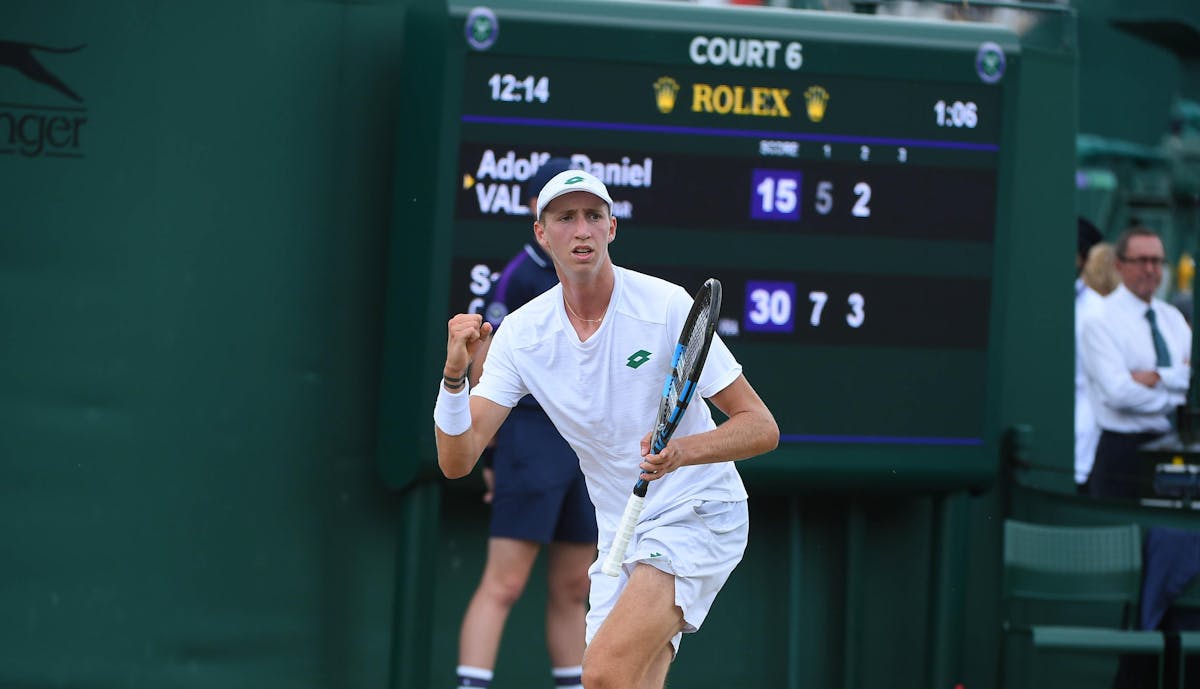 Sascha Gueymard Wayenburg en quarts de finale des juniors à Wimbledon | Fédération française de tennis