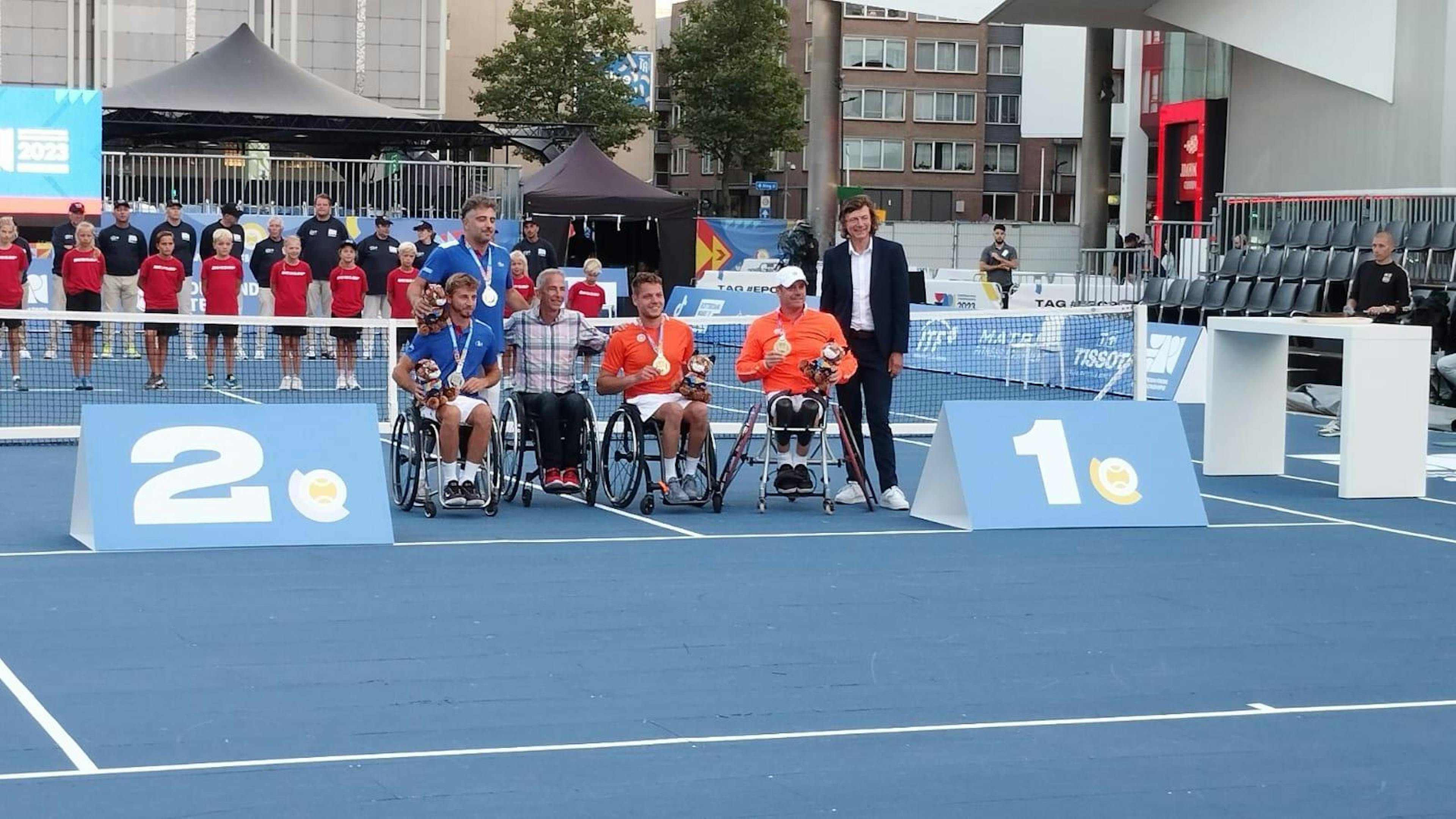 Nicolas Charrier et Geoffrey Jasiak médaillés d'argent à Rotterdam.