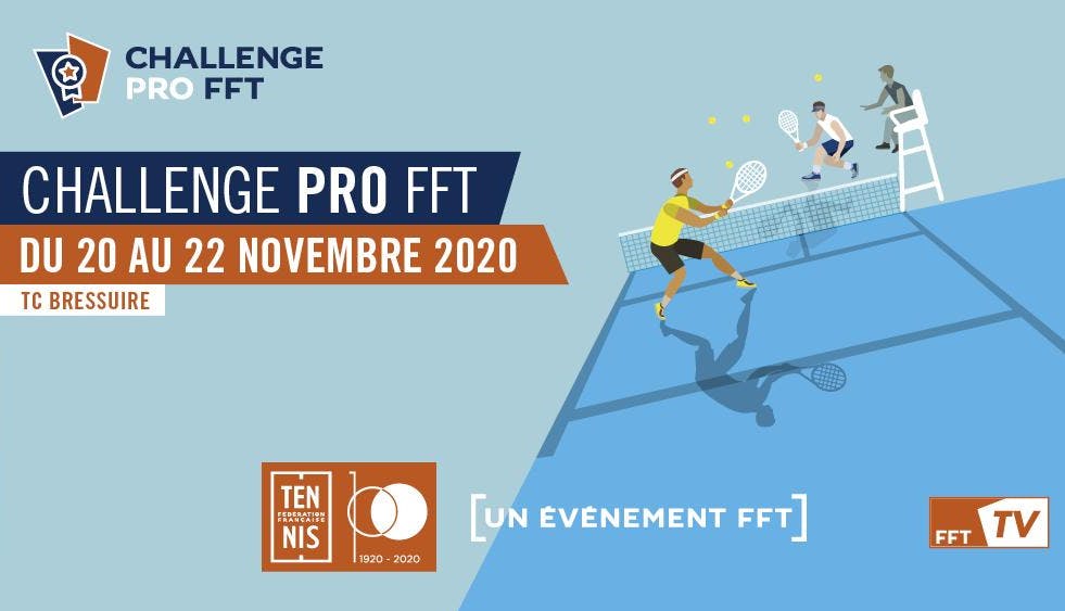 Challenge Pro Bressuire : les tableaux et le programme de la première journée | Fédération française de tennis