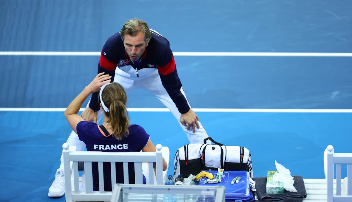 Les réactions de l'équipe de France de Billie Jean King Cup : "Alizé a été exemplaire" | Fédération française de tennis