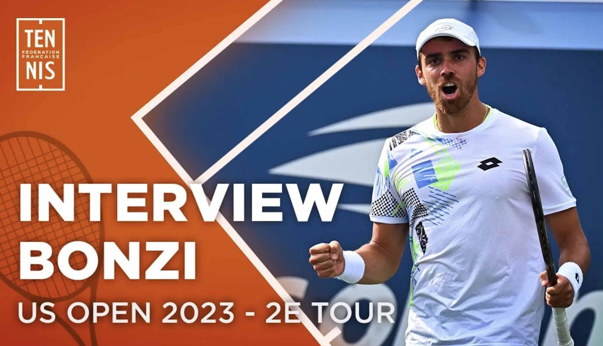 La réaction de Benjamin Bonzi après sa victoire au 2e tour | Fédération française de tennis