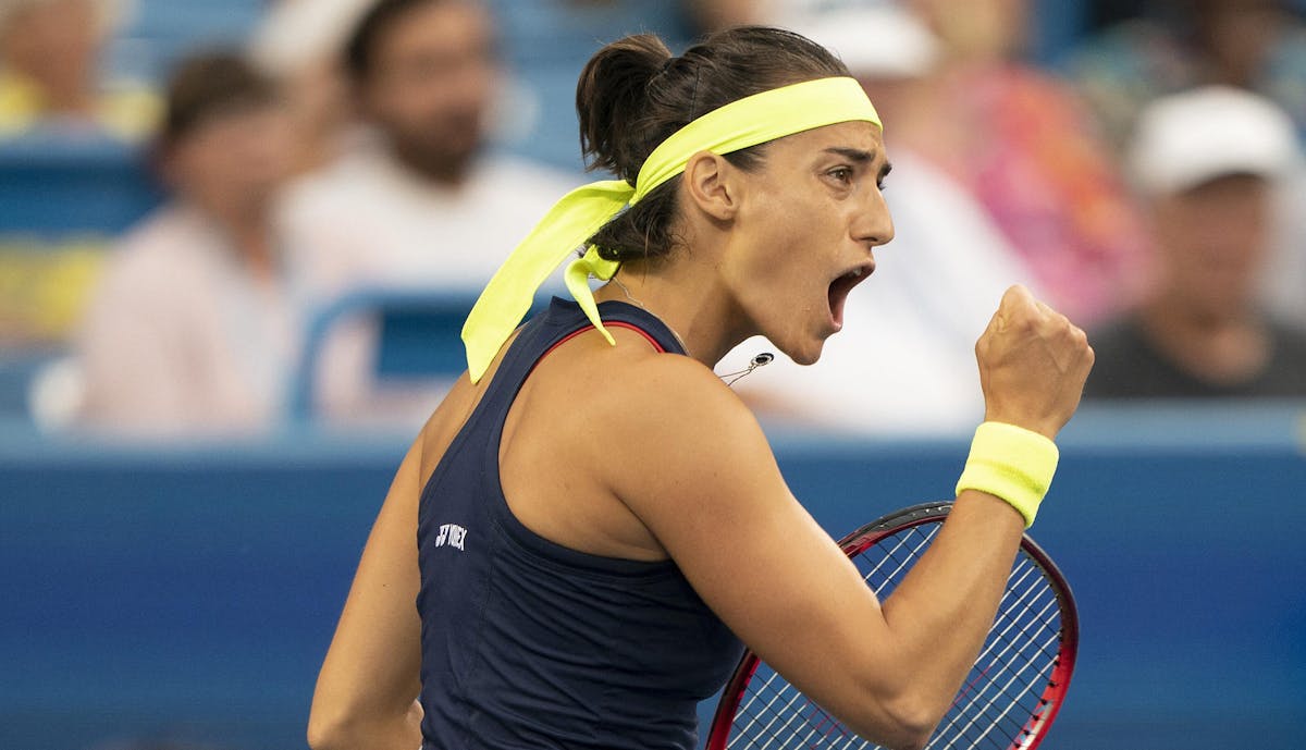 Cincinnati : Caroline Garcia résiste à tout ! | Fédération française de tennis