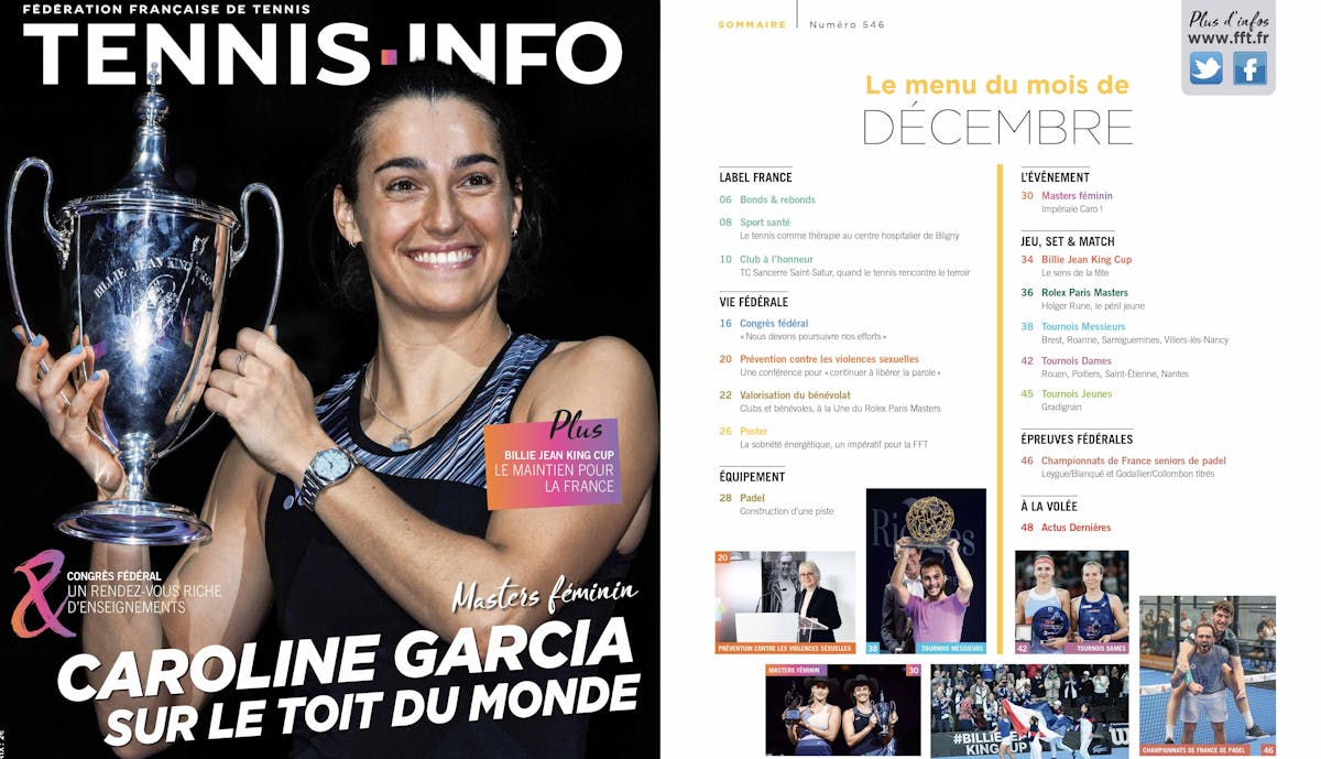 Découvrez le Tennis Info n°546 | Fédération française de tennis