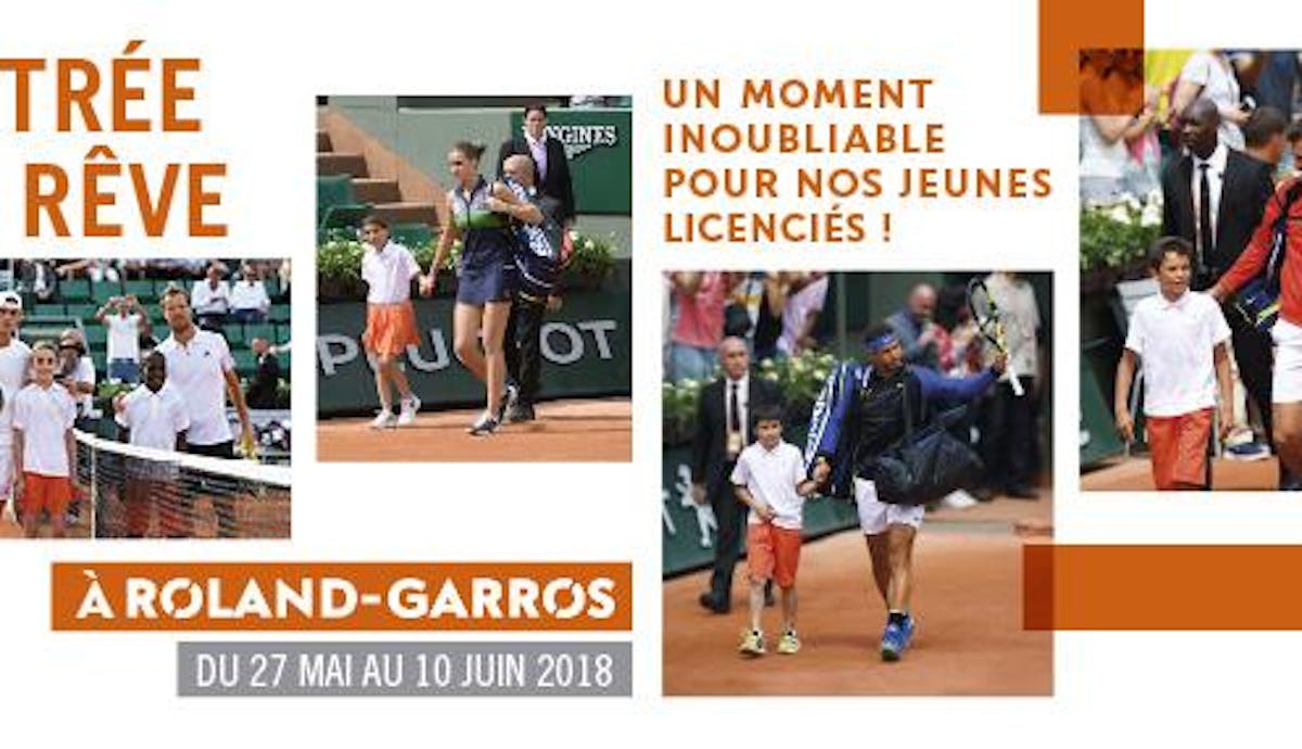 Entrée de rêve : au tour de Roland-Garros ! | Fédération française de tennis