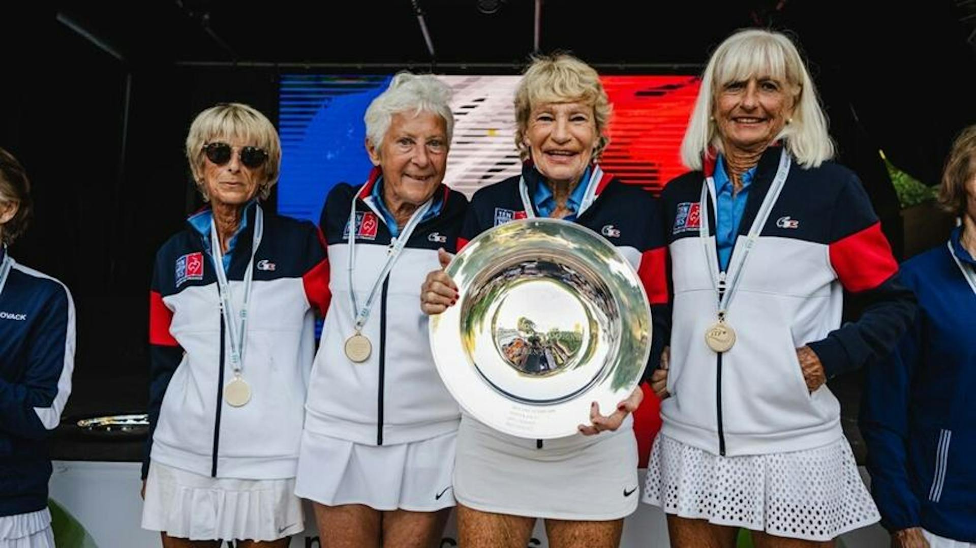 Marie Anne Sevestre Ghisolfi, Maité Soulie, Gail Benedetti et Nicole Hesse Cazaux.