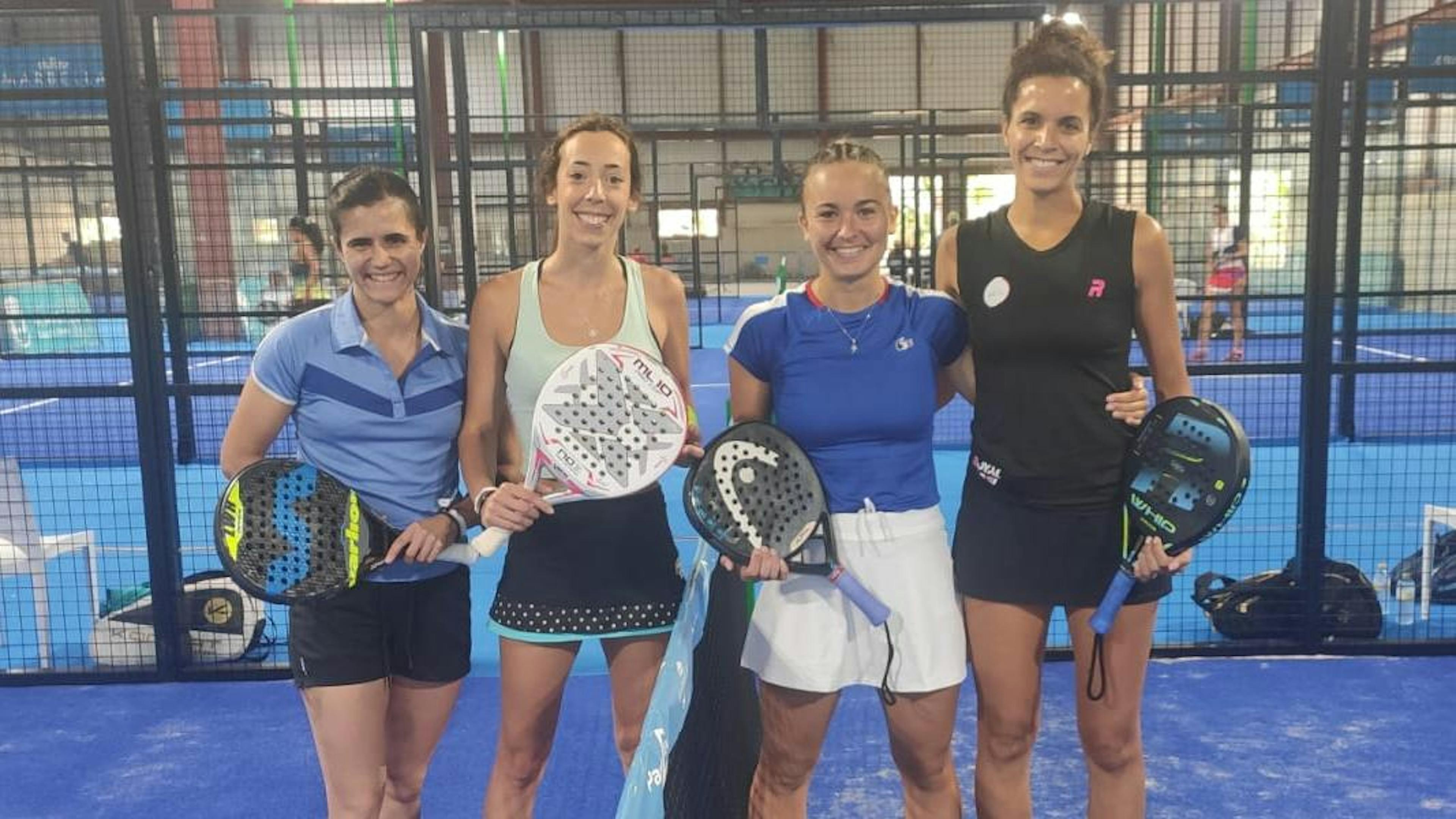 Wendy Barsotti et Mélissa Martin (à droite) qualifiées pour les huitièmes du tournoi Open.