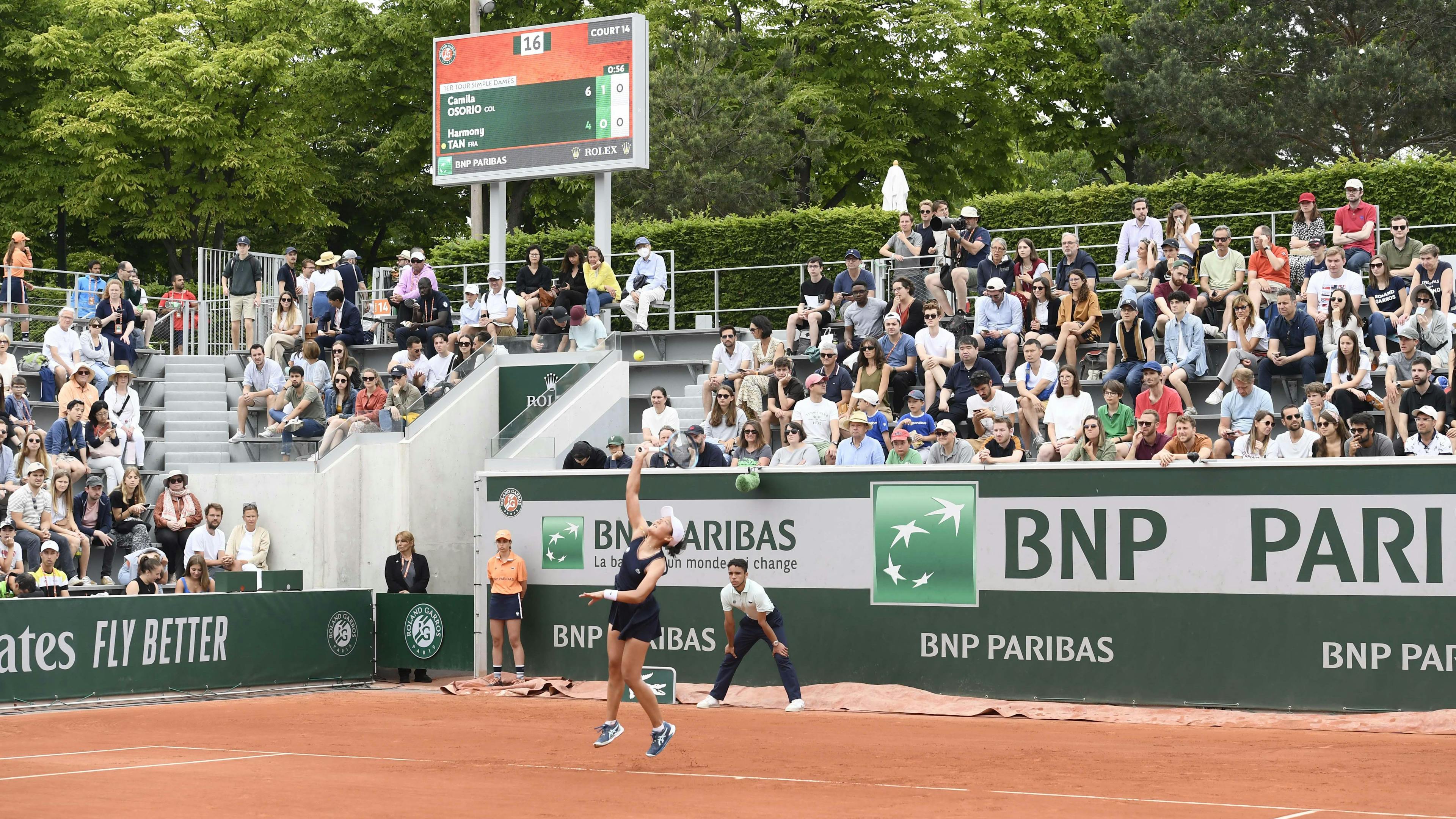 Harmony Tan a donné le coup d'envoi de Roland-Garros pour les Français(es) !