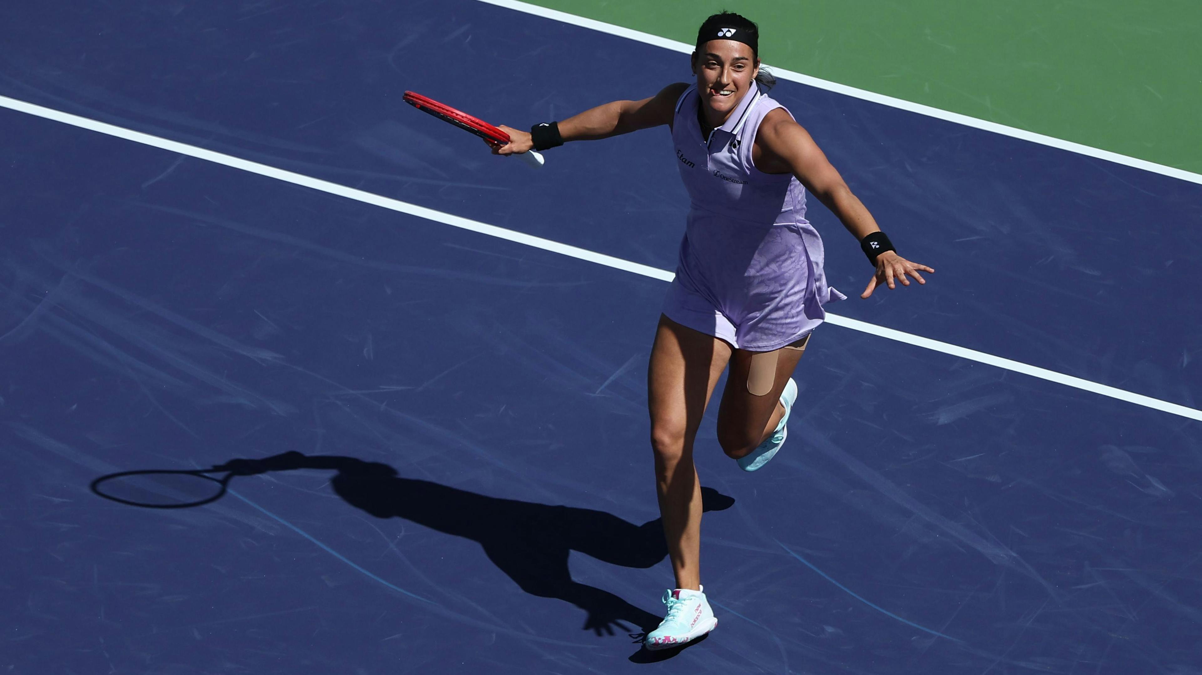 Caroline Garcia laisse exploser sa joie, le tournoi californien se poursuit pour la n°5 mondiale !