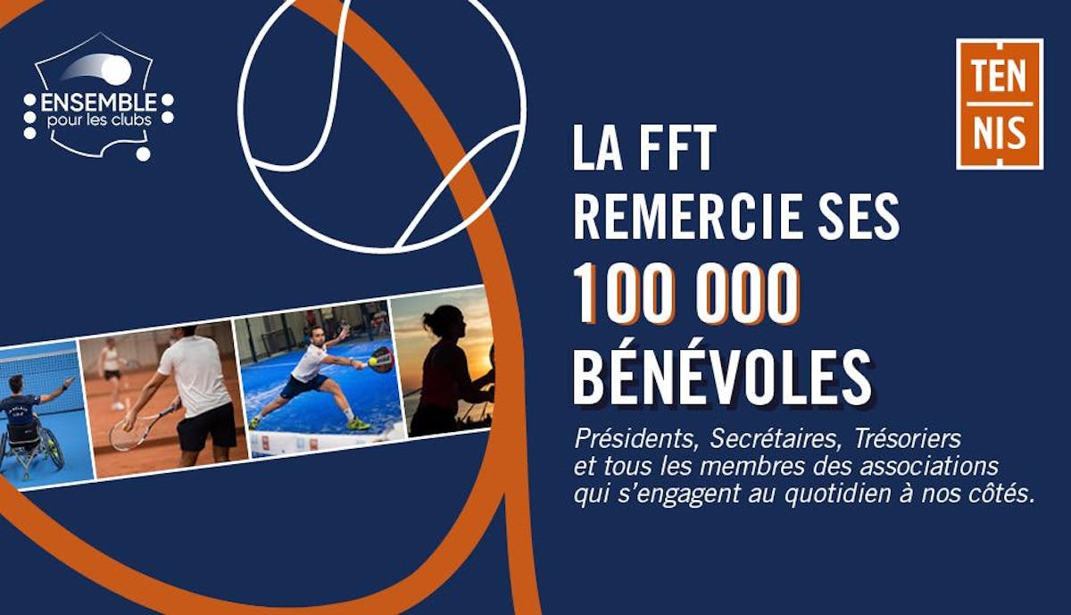 La FFT remercie tous ses bénévoles | Fédération française de tennis