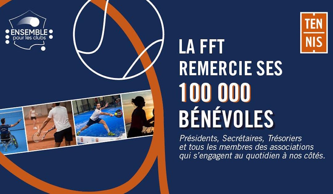 La FFT remercie tous ses bénévoles | Fédération française de tennis