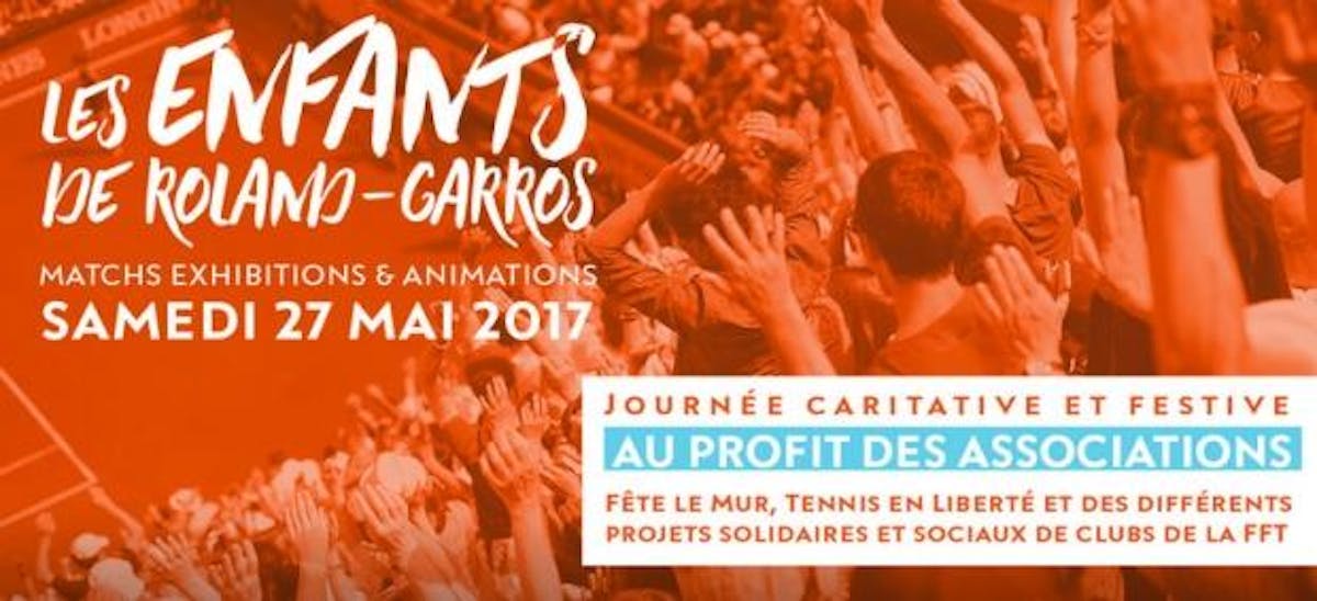 Tous à la journée &quot;Les Enfants de Roland-Garros&quot; ! | Fédération française de tennis