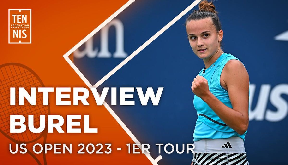 La réaction de Clara Burel, après sa victoire au premier tour | Fédération française de tennis