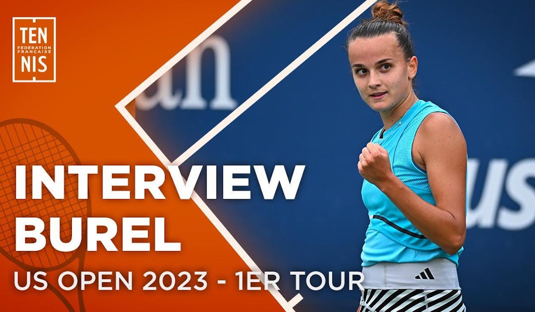 La réaction de Clara Burel, après sa victoire au premier tour | Fédération française de tennis